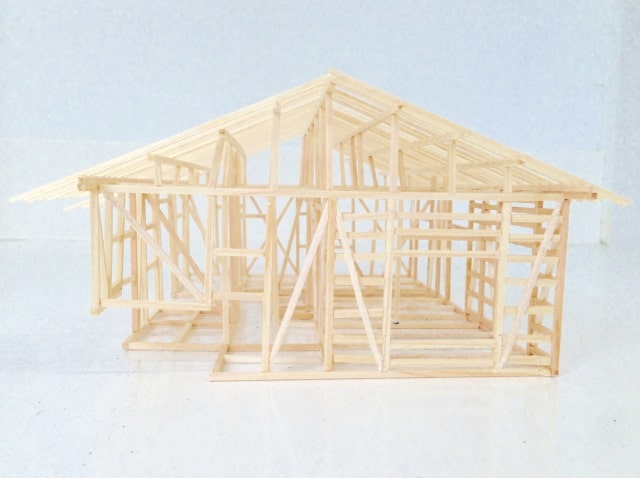 木造平屋のモデルサンプル
